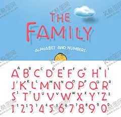 文字设计 【酷图网】英文字母设计,文字,可爱字体,可爱字,立体字,字体效果,字体样式,炫酷字体,特效字体,海报字体,3D字体,PS样式,假日甜美字