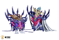LoR Nami subgroup concepts, Aron Elekes : Just got released the newest expansion of LoR, The Bandle City with lots of fun twists in terms of gameplay, champions, followers... a new region got introduced populated with funzie yordles along with other excit
