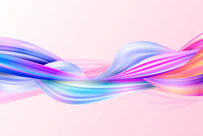 Abstract colorful wa...