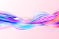 Abstract colorful waves