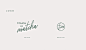 Touch of Matcha : A brand identity for the new matcha bar based in Moscow, Russia.