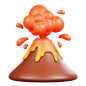 Volcano 3D Icon - Free Download Culture & Religion 3D Icons | IconScout