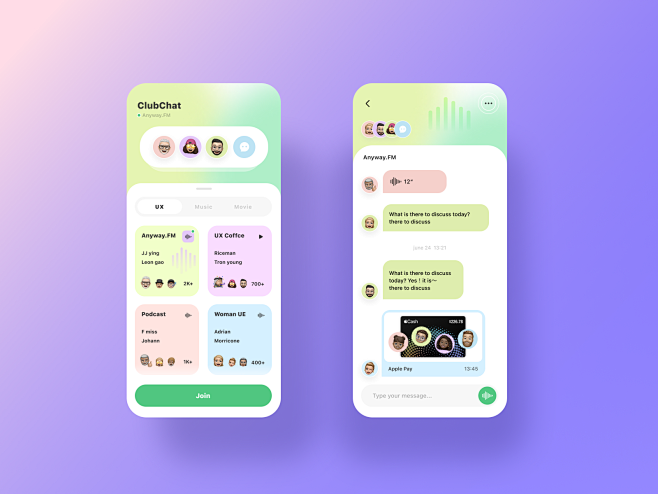 Dribbble - ClubChat ...