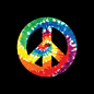 eBay: T-SHIRT - Tie Dye Peace Sign - SM-XL