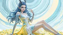 哪吒闹海西海龙王敖闰姑姑高清电脑16:9壁纸4000*2250
