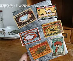 zakka杂货进口日单 复古招贴画海报冰箱贴留言便签磁贴 冰箱装饰 原创 设计 新款 2013 正品 代购  淘宝