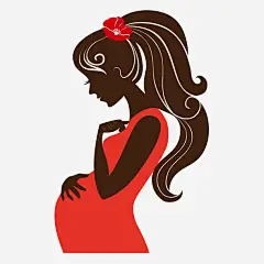 卡通人物人物高清素材 人物 准妈妈 卡通 卡通人物 大肚子 孕妇 孕妈 怀孕 插画 母亲 元素 免抠png 设计图片 免费下载