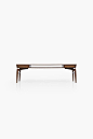Johannes Andersen coffee table in teak by Trensum at Studio Schalling: 