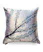 Indigo Bronti on Cinder Pillow - Decorative Pillows - Pillows Aviva Stanoff $325