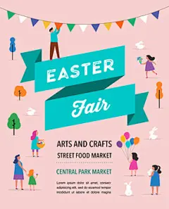 图源免费EPS |复活节快乐横幅