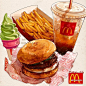 美食绘，ins：kueginger_study ​​​​