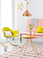 8 Ideas For Introducing Pastels Into Your Interior // Pastel Furniture --- If you're eager to make more of a style statement, opt for pastel colored furniture. Large pieces of furniture in pastel colors make your space fun and brighten it up.