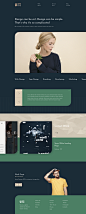 Dark agecy web design