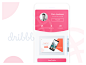 The challenge for Day 19 is to design a Dribbble Profile Card.