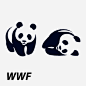 NEUF弗 创意纹身贴 熊猫旺旺福 WFF环保组织 保护地球 人人参与