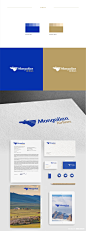 蒙古航空品牌概念/航空公司logo/马/航空公司vi设计