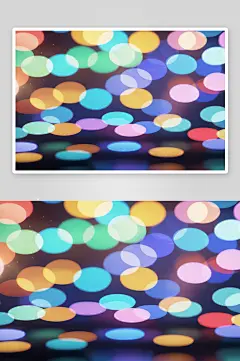 半圆形散景灯光背景图片-众图网