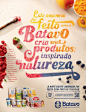 Batavo, first ad print with fruit juice