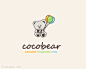 标志说明：可可熊儿童产品logo设计欣赏。