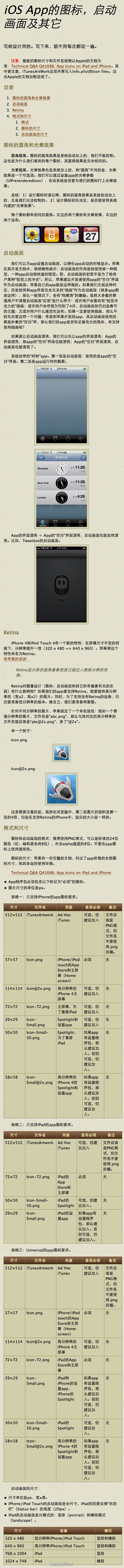 【干货：iOS App的图标设计，启动画...