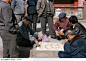 市井生活-下棋的老人