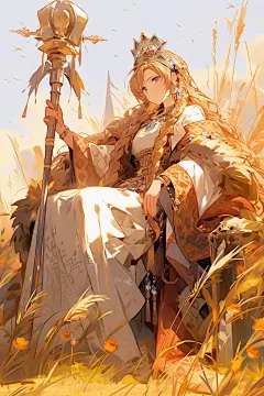 我用AI画塔罗 | 3号牌 女皇