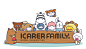 艾克家族icarefamily插画-动物盲盒
