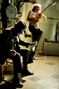 mysleepykisser-with-feelings-hid:

John Lee Hooker and Carlos Santana by rockpix.com
