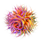 3D渲染宇宙外星生物微生物PNG免抠图 4