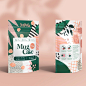 Lupaa Mug Cakes packaging (NY) : Branding and packaging for a New York based project Lupaa, producing keto friendly lupin based Mug Cake baking flour.