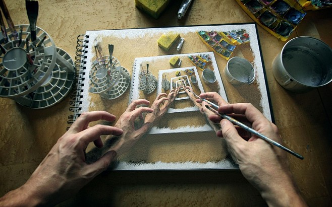 fake fractals hands ...