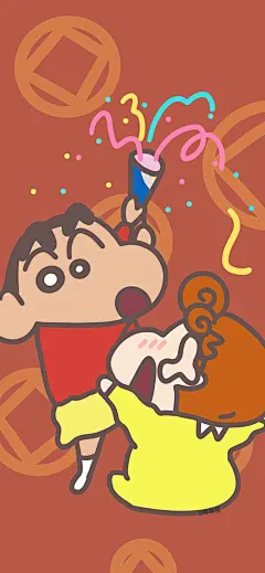 蜡笔小新新年壁纸