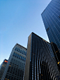 low angle photography of high rise building
