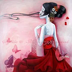 诡异且个性的中国风插画