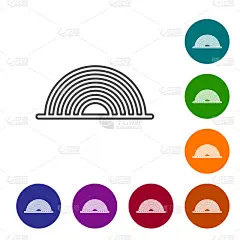 云,彩虹,分离着色,线条,计算机图标,银色,华丽的,直的,天气,弯曲