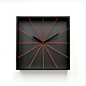 Prospettivo Wall Clock Black by Riccardo Paolino & Matteo Fusi #productdesign #industrialdesign