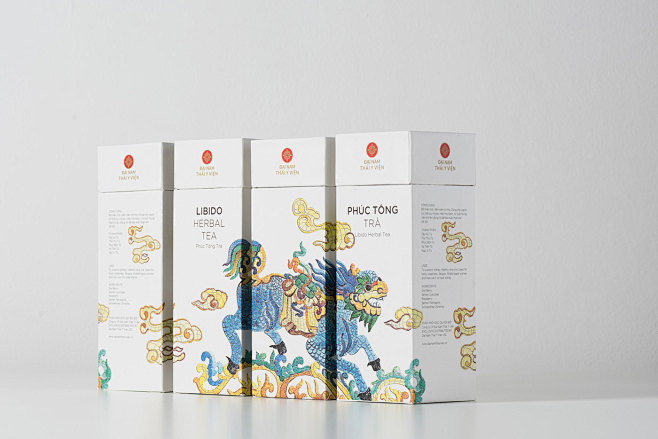 Detox tea packaging