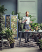 Gardening Style : MarieClaireMaison April15
哦，再加上丛林般的屏风，整个就是生活在森林里了