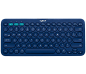 Het Logitech K380 Multi-Device Bluetooth Keyboard voor apparaten met de voornaamste besturingssystemen : Met het kleine, draagbare en draadloze K380-toetsenbord kunt u op alles typen, en het werkt met uw smartphone, computer en tablet. Van apparaat naar a