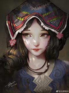 这组画风厚重，人物造型唯美的同人插画是来自于越南的插画师Dao Le Trong的作品，作者绘画功底还是相当扎实的，画风如同油画质感般厚重，绘制的人物也相当有型（大多数是妹子）！是一组质量很不错的插画！东南亚包括越南在内其实也有不少插画高手存在，看看各国高手的作品也是件很享受的事情 ​​​​