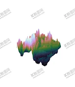 抽象山峰 【酷图网】梦幻,抽象,山峰,水墨,泼墨,迷雾,烟雾缭绕,山,插画,矢量