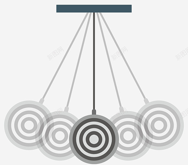 摇摆卡通手绘风格催眠矢量图 设计图片 免...