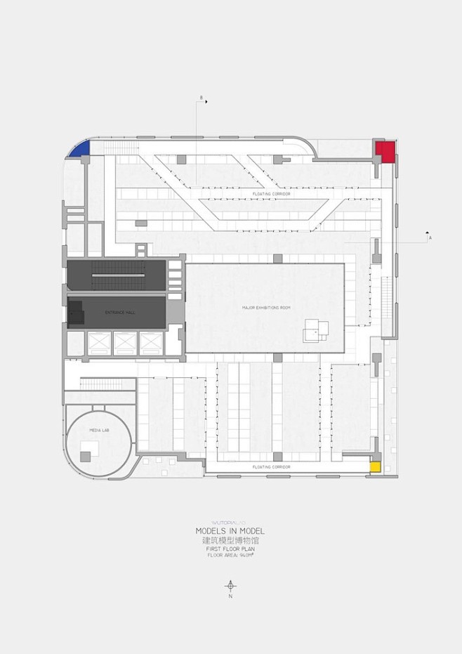 中国建筑模型博物馆,平面图