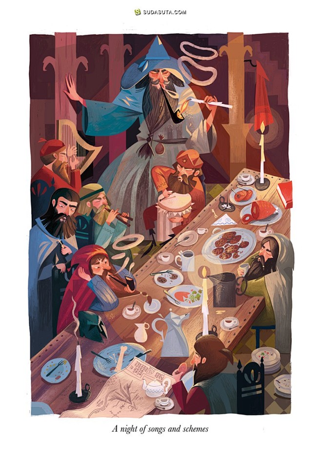 George Ermos 书籍插画欣赏