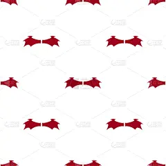翅膀,恶魔,白色,红色,四方连续纹样,华丽的,纺织品,魔鬼,壁纸