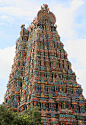 Menakshee Temple, Madurai, Tamil Nadu, India: 