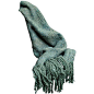 Campbell Woven Acrylic / Polyester Throw Blanket Color: Patina