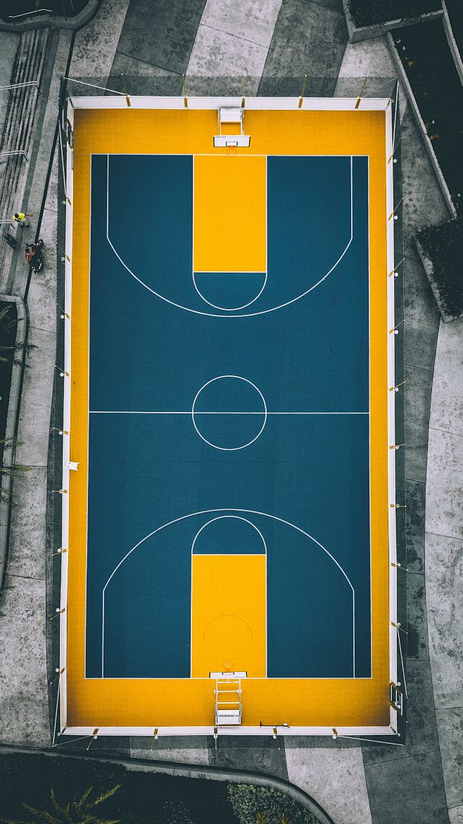 运动背景 篮球场
