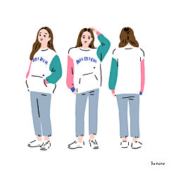 RollinLuo采集到插画-人物