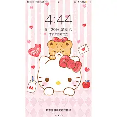 可爱趴趴公仔~hellokitty壁纸3张kitty壁纸美乐蒂手机壁纸源文件-淘宝网